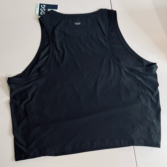 DSG Women’s Movement Tank Top, no string cinch sides, Black, Size XXL, NWT - Picture 2 of 3